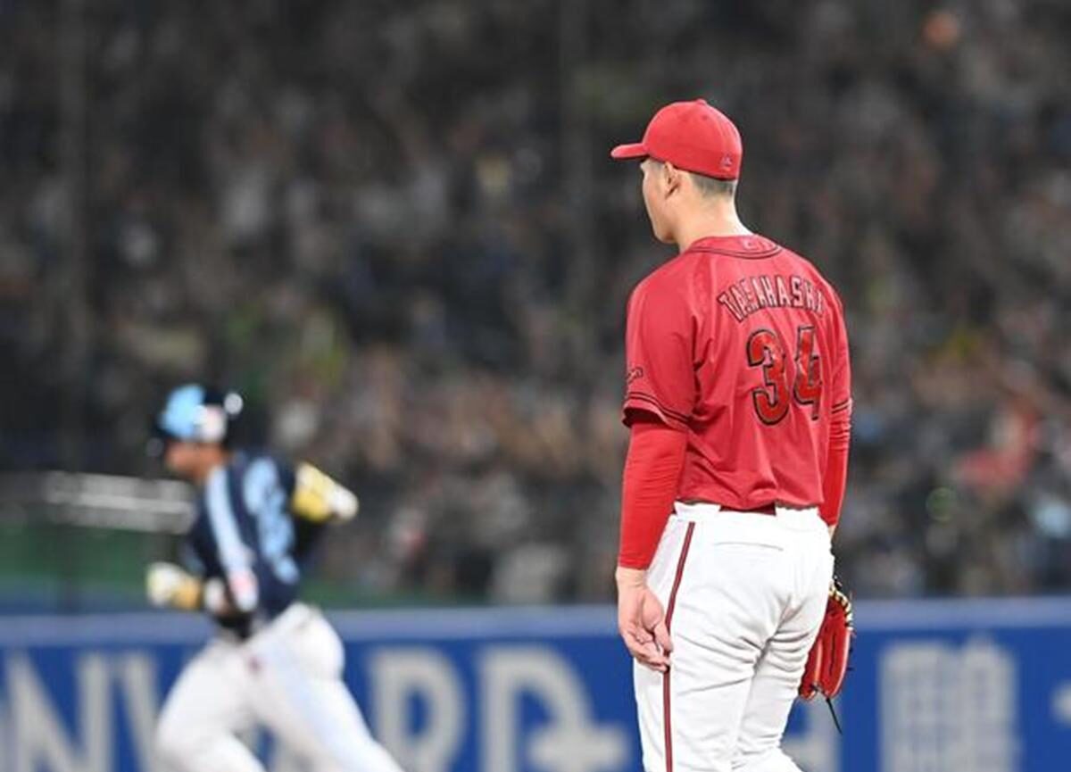 高橋打たれる