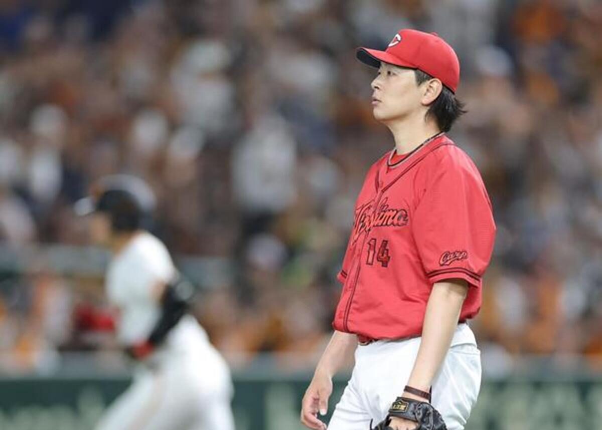 大瀬良岡本に2発