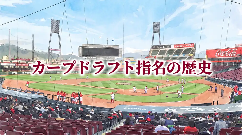 カープドラフト指名の歴史